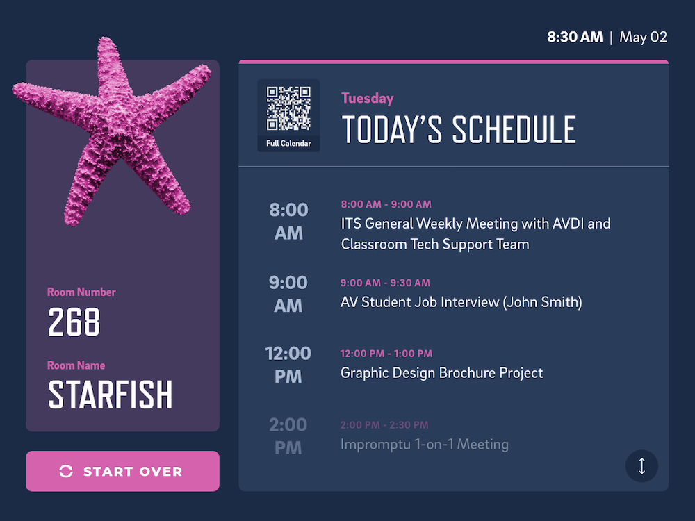 iPad Scheduling Design-Starfish